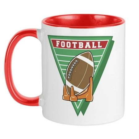 

CafePress - Football116 Mug - Ceramic Coffee Tea Novelty Mug Cup 11 oz
