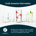 thumbnail image 6 of Libbey 132 Heavy Base Highball Drinking Glasses, Clear Restaurant Quality 8 Oz Rocks Glasses Set of 24, Modern Cocktail Glasses for Juice, Soda and Water, 6 of 6