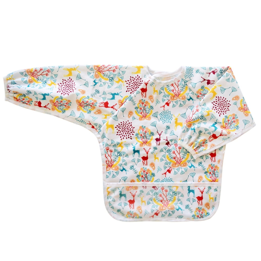 baby led weaning long sleeve bib