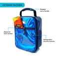 thumbnail image 2 of Arctic Zone Chrome Lunch Box Combo with Ice Pack and Sandwich Container - Midnight Blue, 2 of 10