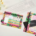 thumbnail image 4 of Wobogo A Vibrant Summer Pattern with Colorful Fruits Pencil Pouch with 3 Ring Binder Holes Set of 2 for Learning Tools, 4 of 6