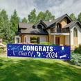 thumbnail image 4 of BNNG Large Graduation Decorations Class of 2024 Banner Blue Graduation Congratulations Yard Sign Congrats Grad Hanging Banner for Indoor Outdoor 2024 Graduation Party Supplies, 4 of 5