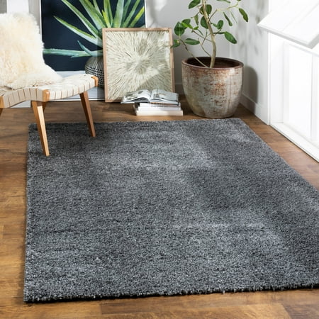 Artistic Weavers Deluxe Shag Solid Area Rug  Charcoal  9  x 12