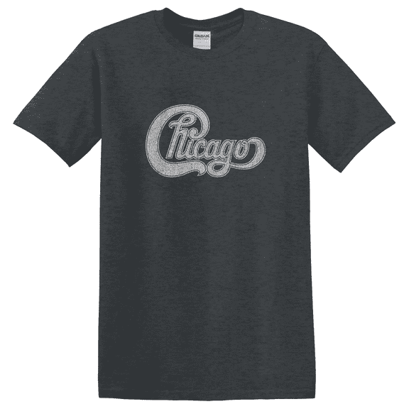Chicago Logo Band Vintage Aesthetic Distressed Music Lover Graphic T-Shirt