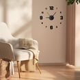 thumbnail image 2 of Reloj de pared creativo sin marco DIY, decoración de pared para el hogar, reloj silencioso, sala de estar, decoración de pared de oficina, 2 of 5
