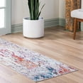 thumbnail image 4 of Unique Loom Starlight Collection Area Rug - Sirius (2' 2" x 6' 1" Runner Gray/Beige), 4 of 8