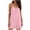 Pink, variant on Purcolt Womens One Piece Jumpsuit Summer Casual Spaghetti Strap Sleeveless Shorts Outfits Comfortable Loose Fit Loungewear with Ruffled Hem