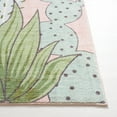 thumbnail image 4 of Safavieh Door And Kitchen Mat Dayna Floral Polyester Machine Washable Area Rug, Pink/Green, 3' x 5', 4 of 12