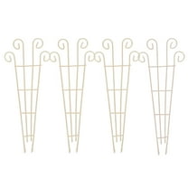 FRCOLOR 4pcs Small Trellis for Potted Climbing Plants Vines Trellis Climbing Plant Rack Iron Art Garden Potted Plant Support Trellis