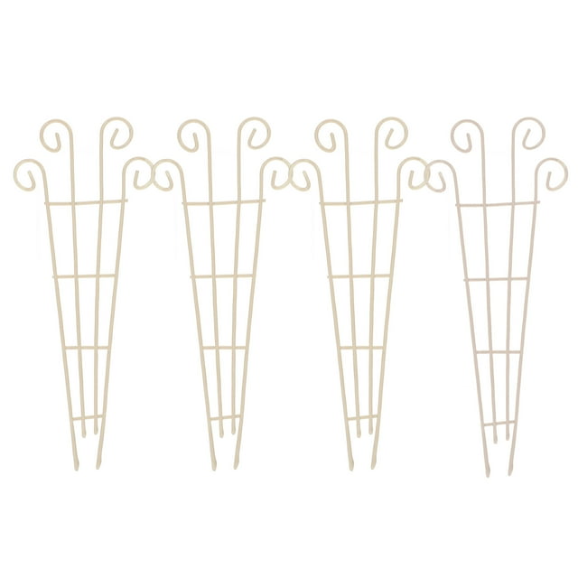 Miangastore 4pcs Iron Art Garden Trellis for Climbing Plants DIY Climbing Trellis Indoor Plant Support Small Garden Trellis Plant Climbing Rack for Potted Plants