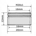 thumbnail image 3 of Aireador para grifo de 20 mm MACHO M20 - Ahorro de agua de hasta un 70 % (4 L/min), 3 of 4