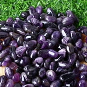 Topboutique Amethyst 0.22 lb Healing Crystals Stones Set Bulk Crystals Tumbled Polished Irregular Crystal Stones Colored Rocks Amethyst Gemstones for Vase Filler Decor,Size 10-20 mm(0.4-0.8 in)