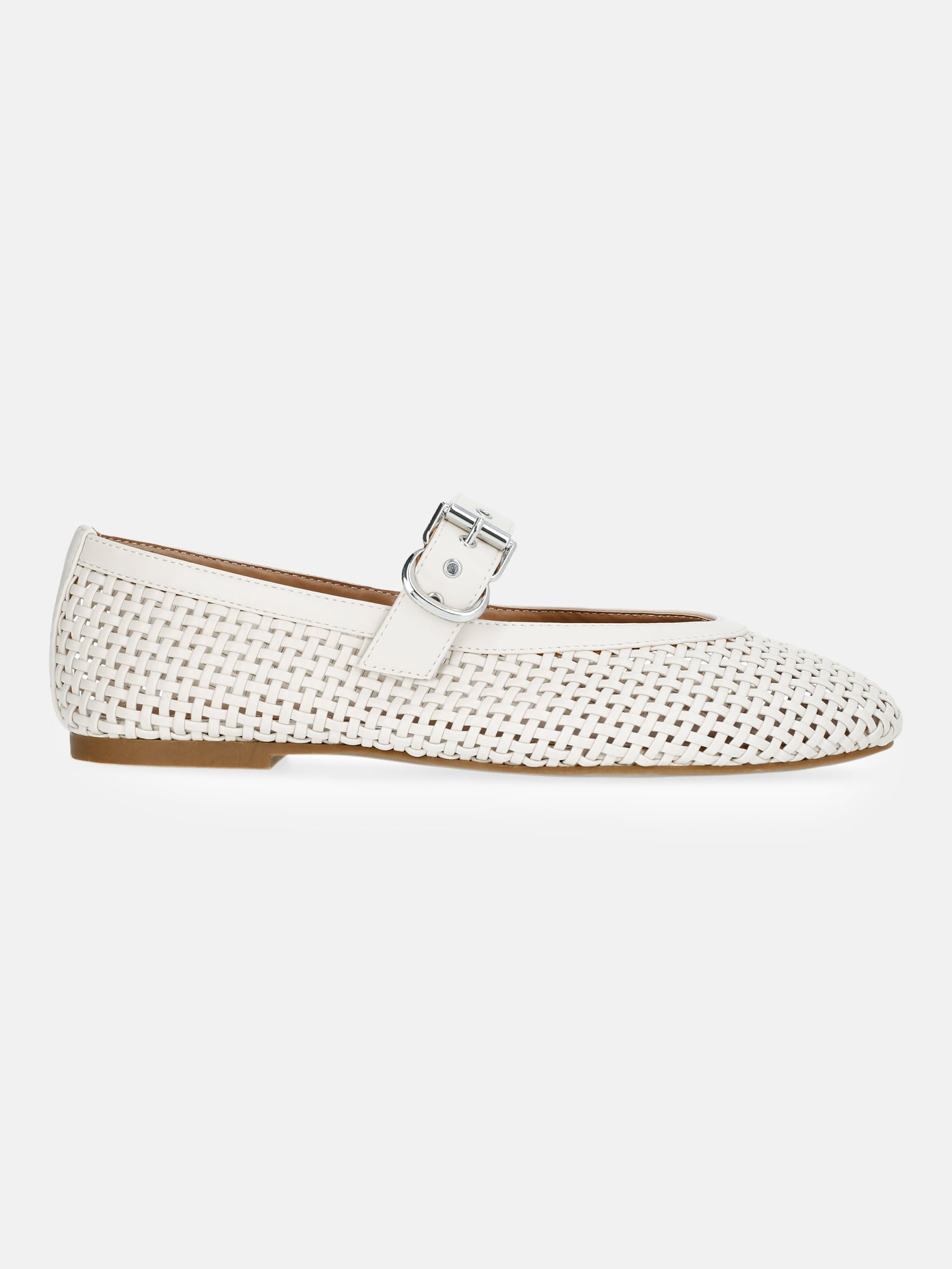 Free Assembly Women's Woven Mary Jane Ballet Flats