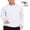 White, variant on Pinspark Men's Long Sleeve Fishing Shirts UPF 50  Sun Protection Hoodie with Mask Quick Dry Hiking Neck Gaiter Hoodie UV Rashguards