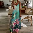 thumbnail image 3 of Flower Hummingbird Fine Art Sleeveless Dress Summer Dress Woman 2025, 3 of 7