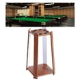 thumbnail image 2 of jinwen Billiard Cue Rack Pool Cue Rack Vertical Organizer for Gaming Room Billiard Room Red, 2 of 9