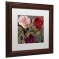 thumbnail image 3 of Trademark Fine Art "Birds and Roses" Canvas Art by Color Bakery White Matte, Wood Frame, 3 of 4