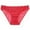 Red, variant on Kmdttou Seamless Underwear for Women Sexy Lace High Cut Panties Comfort Bikini Panty Stretch Underpants Breathable Ladies Briefs (Available in Plus Size) Pink-M