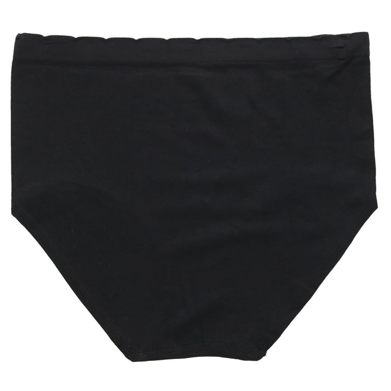 Delta Burke Intimates Women's Plus Size Microfiber Hi-Rise Brief Panties -  5 Pack - Black, Grey, & Pink Neutrals - 2X-Large 
