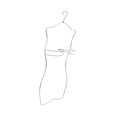 thumbnail image 2 of Swimsuit Hanger Traje de baño Hegida de colgilla resistente Bikini Bikini Hangering Hanger para boutiques Armario de vestuario para niños Adultos plata, 2 of 8