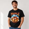 thumbnail image 2 of Triple Dipper Food Graphic T-Shirt, Unisex Classic Fit Tee, 2 of 9
