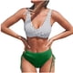 thumbnail image 1 of Bikini sin espalda con estampado de flores sexy para mujer Traje de baño de dos piezas Traje de baño Conjunto de ropa de playa Fridja nalpqowj59119, 1 of 4