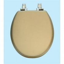 Almond Soft Vinyl Toilet Seat