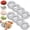 30 pcs, variant on Reusable Aluminum Foil Food Covers with Elastic, Stretchable, Heat Retaining Insulated Bowl Covers for Keeping Hot & Fresh