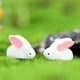 thumbnail image 5 of Advancent Miniaturas Conejo Micro Estatuilla Adornos Decoración Manualidades Animal Artesanía, 5 of 6