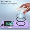 thumbnail image 4 of JiaheCover for Samsung Galaxy Z Flip5,6.7 inch Compatible with MagSafe Case,Slim Shockproof MagSafe Anti-Fingerprint Lightweight Case for Galaxy Z Flip 5,Purple, 4 of 7