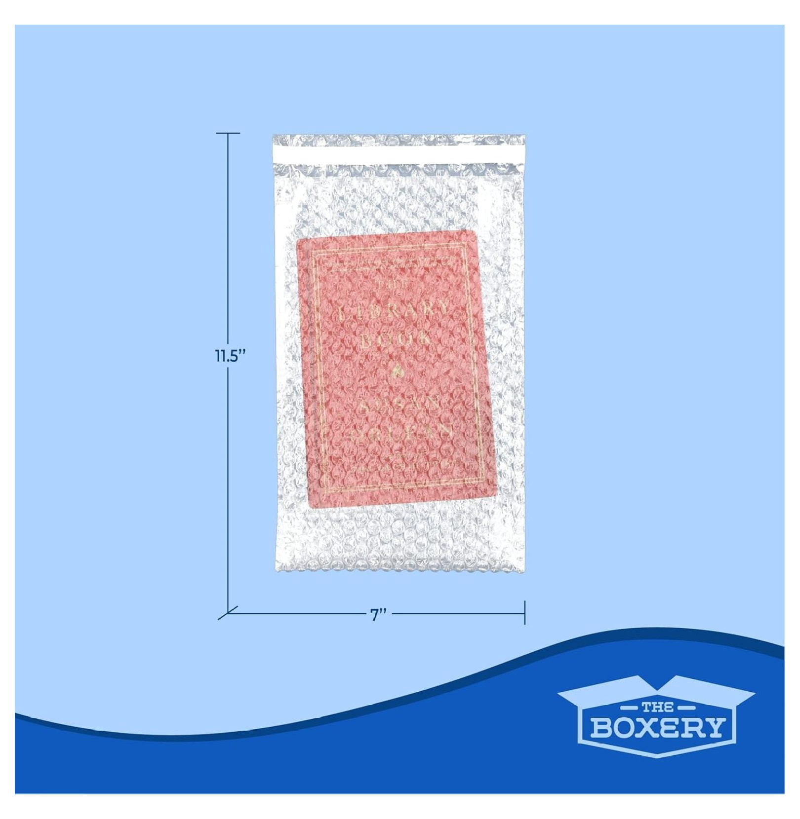 XYX 7x11.5" Clear Self-Sealing Bubble Out Bag Pouches -200 Pack- Bubble Cushion Wrap Bags for Packing, Storage, Moving, and Shipping fragile items
