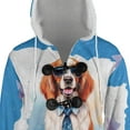 thumbnail image 4 of Happy Father's Day Best English Setter Cool Dad Ever All Over Print 3D Hooded Duffle Toggle Coat Dog Lover - 12007, 4 of 6