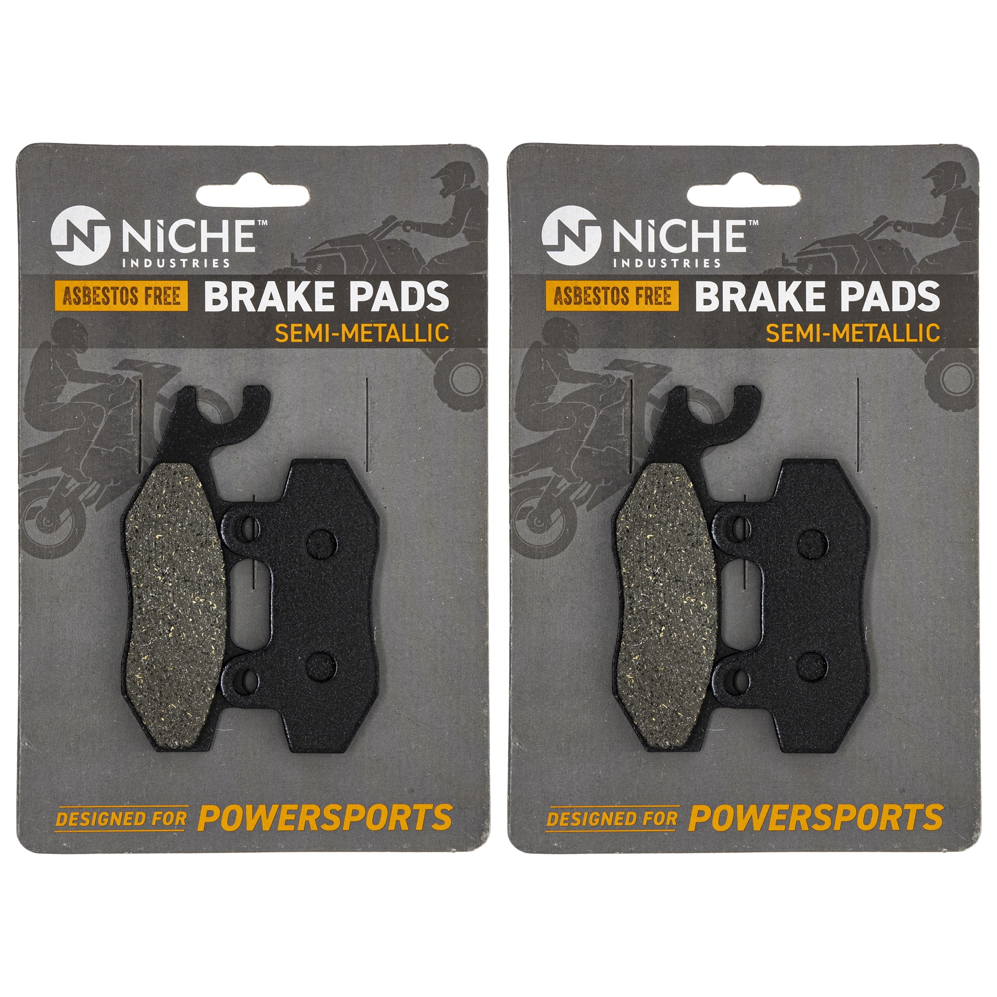 NICHE Front Brake Rotor & Pad Kit - For Kawasaki Brute Force 650/750 ATVs (2006-2019)