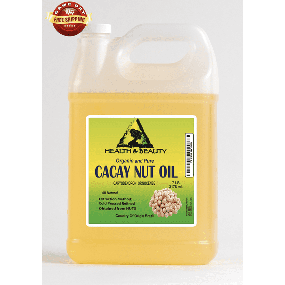 Cacay Nut / Kahai Oil Refined Organic Pure Carrier Cold Pressed 7 Lb