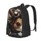 thumbnail image 1 of Balery Steampunk Squirrel Pilot Mochila para hombre y mujer - Tela Oxford 600D resistente - Gran capacidad, resistente al agua, ideal para la escuela, viajes y senderismo, 1 of 6