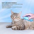 thumbnail image 5 of Silicone Pet Massage Brush for Dogs and Cats - Blue, 5 of 5