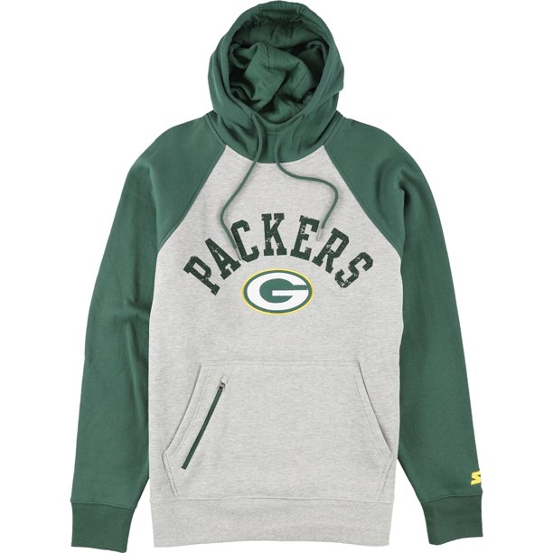 STARTER Hombres Green Bay Packers Sudadera con capucha Sudadera pac L