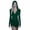 Army Green, variant on Women Hooded Bodycon Mini Dress Deep V Neck Long Sleeve Slim Fit Party Club Evening Dresses