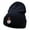 Navy, variant on Pioneer Cat Hat Embroidered Long Knitted Beanie - Maroon OSFM