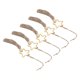 thumbnail image 5 of Adorno Colgante Con Borla De Estrella, Cuentas De Madera De Colocación Versátil Y Moderna, Borla De Cuerda De Yute, 5 Piezas Para Dormitorio, 5 of 7