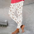 thumbnail image 5 of LangJing Happy Easter Day Leggings for Women, Casual Bunny Eggs Printed Workout Leggings High Waist Non See Through Tummy Control Yoga Pants White,XL, 5 of 6