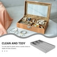 thumbnail image 5 of UPGRATOR Wood Rectangular Jewelry Display Organizer Minimalist for Small Items Business Use 1 Set, 5 of 6