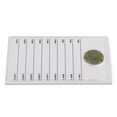 thumbnail image 1 of Soporte De Jade De Pestañas Fáciles De Limpiar, Junta De Pegamento, Asequible Para La Tienda De Belleza Para Niñas De Maquillaje Para El Hogar, 1 of 7