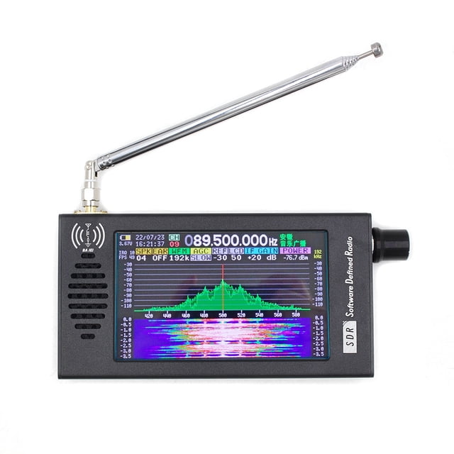 Receptor de Radio Wdftyju DSP de 4.3 Pulgadas 100k ~ 149MHz SDR con CW AM SSB WFM FM