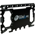 thumbnail image 2 of Multi purpose survival Pocket tool - 43 in 1 - credit card wallet size Ninja Multitool (Black), 2 of 3