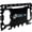 Black, variant on Multi purpose survival Pocket tool - 43 in 1 - credit card wallet size Ninja Multitool (Black)