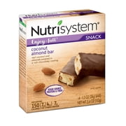 Nutrisystem Enjoy-Full Coconut Almond Snack Bars, 1.3 Oz, 4 Count