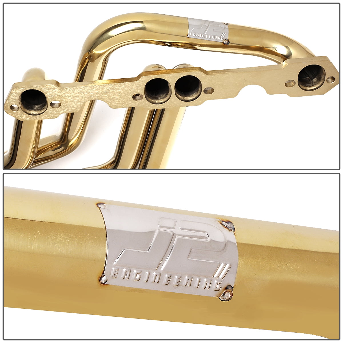J2 Engineering J2-HD-GOLD-016 J2 For 1993 to 1997 Chevy Camaro / Pontiac Firebird LT1 V8 Stainless Long Tube Exhaust Header Manifold 94 95 96