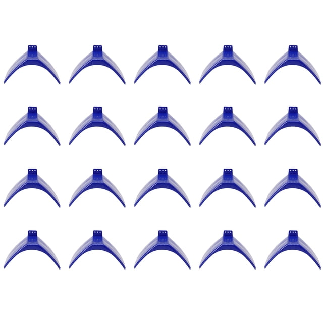 Soporte de plástico para reposapiés de pájaros, marco de soporte para palomas, suministros de cultivo de aves, 20 piezas