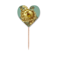thumbnail image 1 of Graffiti Street Yellow Bear Angry Pattern Toothpick Flags Heart Lable Cupcake Picks, 1 of 3